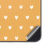Yellow and White Hearts Galaxy S25 Skin